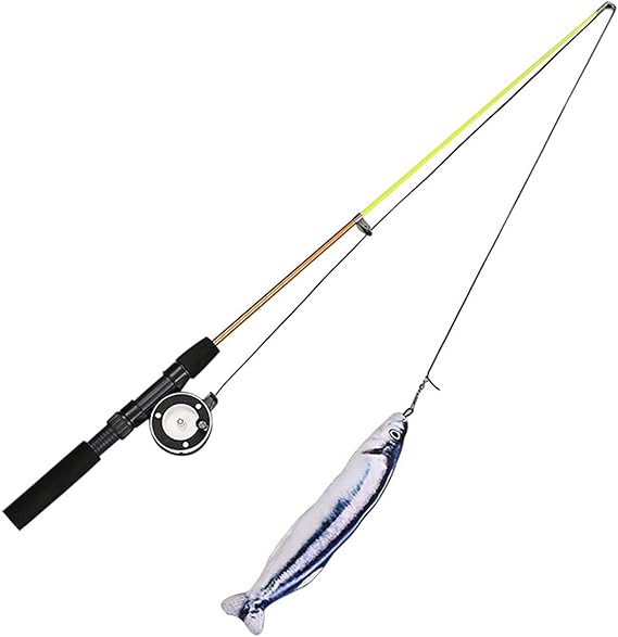 PESCAJUEGA: CAÑA DE PESCAR CON PESCADO 🐱🎣 Paga 1 Lleva 2