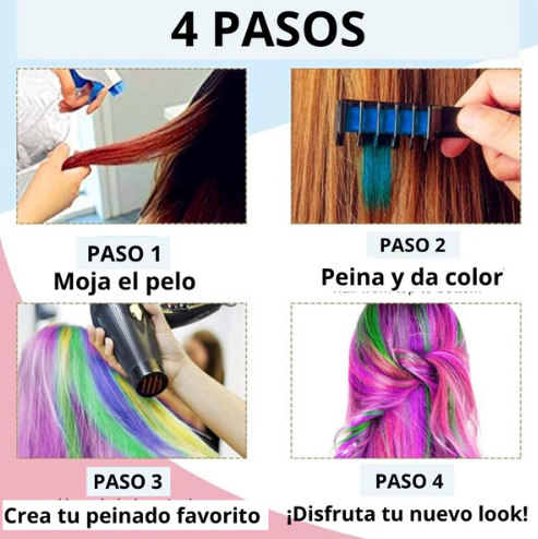 PEINEPOP: PEINE TINTA TEMPORAL 💇‍♀️🌈