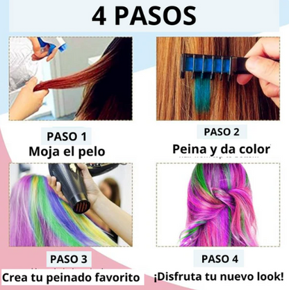 PEINEPOP: PEINE TINTA TEMPORAL 💇‍♀️🌈