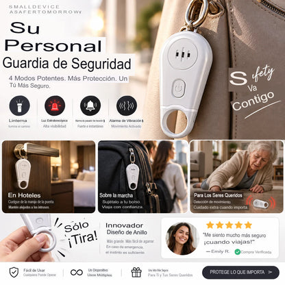 🔑🚨 LLAVERO 3 EN 1 CON ALARMA DE SEGURIDAD 🛡️✨