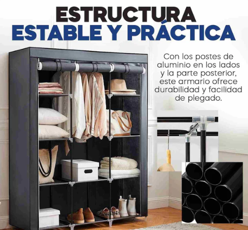 EASYCLOSET: CLOSET ARMABLE Y PORTÁTIL 🚪🛠️