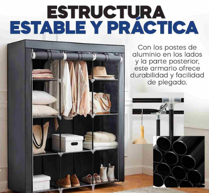 EASYCLOSET: CLOSET ARMABLE Y PORTÁTIL 🚪🛠️