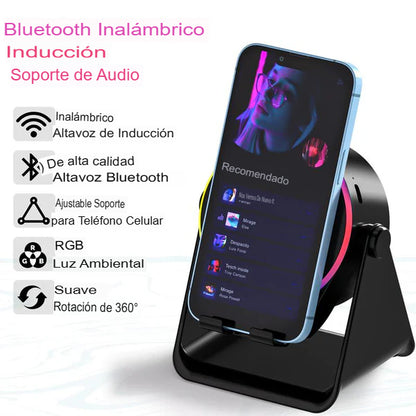 SONICBASE: 4 EN 1 BASE AUDIO INHALAMBRICA ⚡🎵