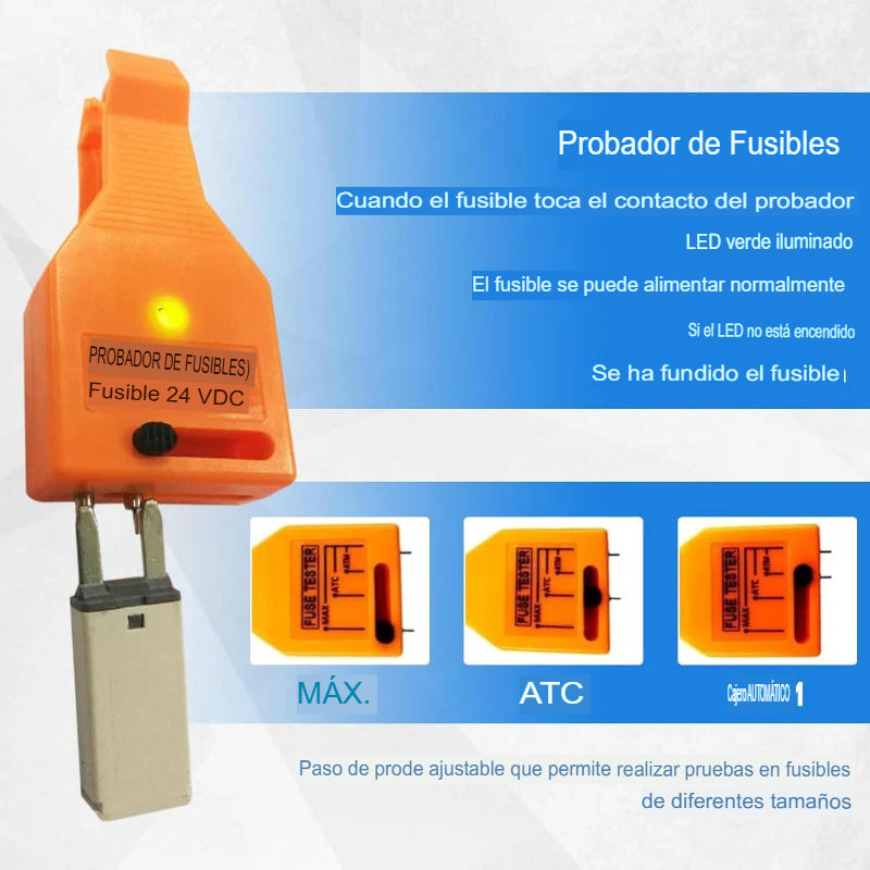 FUSE TESTER: PROBADOR DE FUSIBLES PROFESIONAL🔥⚡