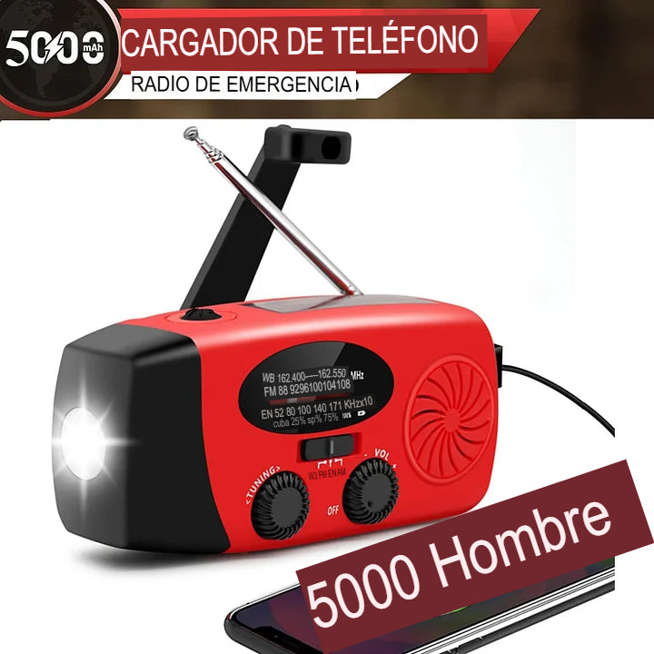 POWERWAVE: RADIO CON LINTERNA Y POWERBANK 📻🔦⚡