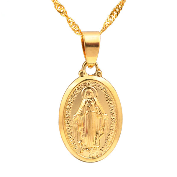 LUZYFE: CAMÁNDULA VIRGEN EN BAÑO DE ORO ✝