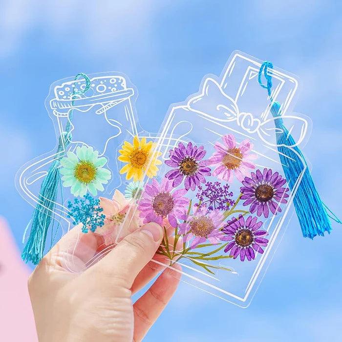 FLORAL SET X10: SEPARADOR DE LIBROS 🌻💎