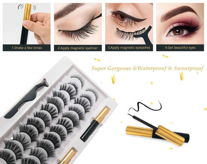 LASH GLAM: KIT X 12 PESTAÑAS👁️✨