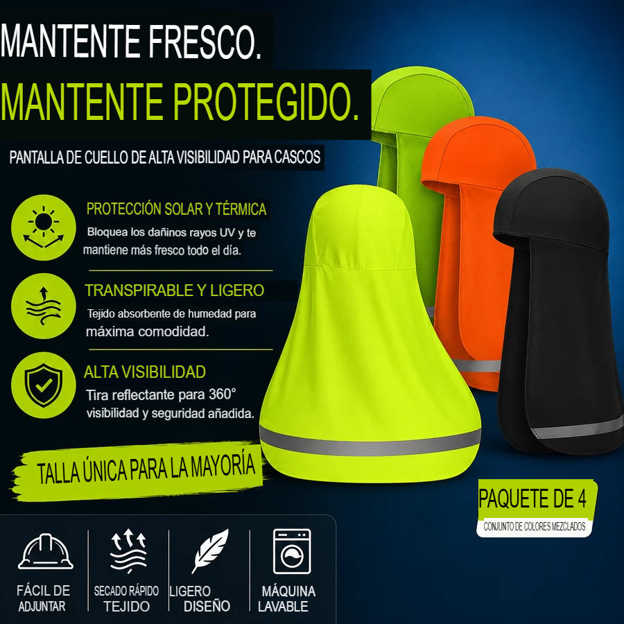 KIT X4 PROTECTORES PARA CUELLO Y OREJAS 🏕️✨