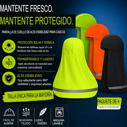 KIT X4 PROTECTORES PARA CUELLO Y OREJAS 🏕️✨