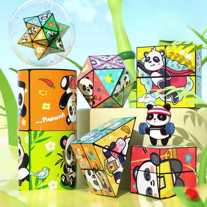 MAGICUBE-KIDS: CUBOS MÁGICOS PLEGABLES X6 🧩✨
