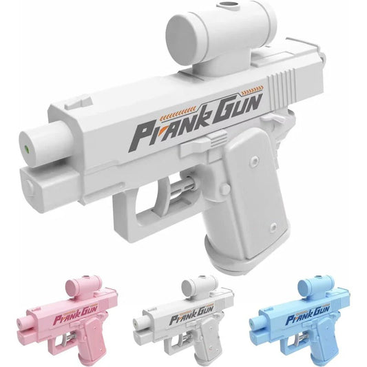 FUNGUN: PISTOLA BROMA DOBLE BOQUILLA 🎉🔫
