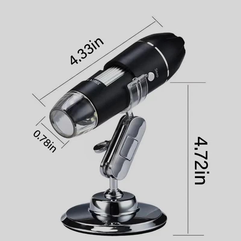 ZOOM MICRO: MICROSCOPIO DIGITAL PARA CELULAR X1000 💎🔍