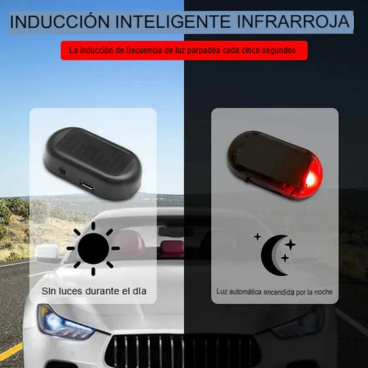 ANTIRROBO: SIMULADOR ALARMA SOLAR PARA CARRO  🚗🔴