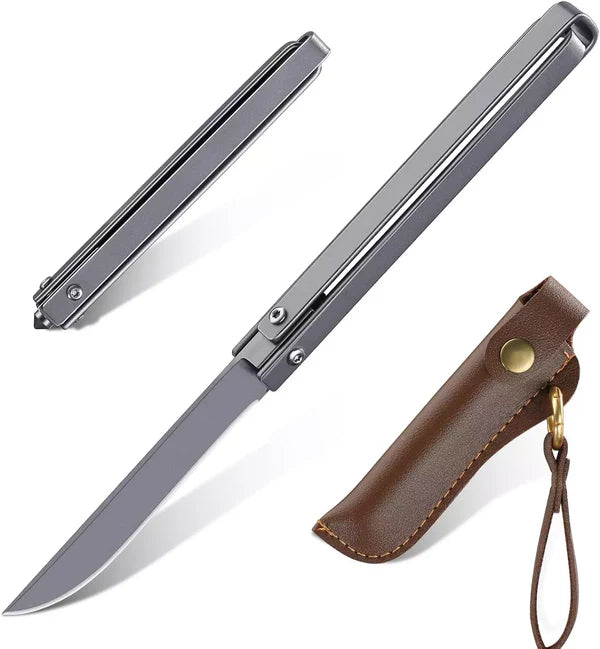 PRO FOLD KNIFE: NAVAJA PLEGABLE PROFESIONAL + FUNDA 🔪✨