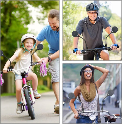 MIRROR FLEX DUO: RETROVISORES AJUSTABLES PARA MOTO Y BICICLETA🚴‍♂️