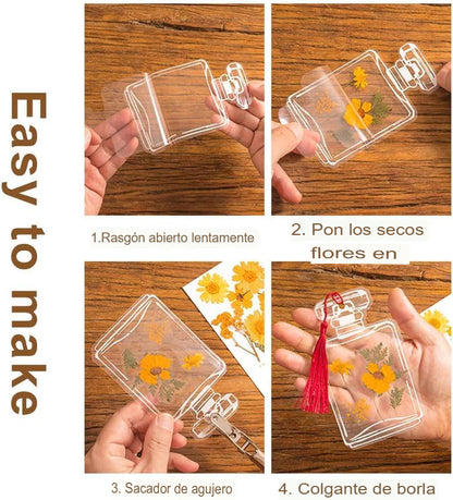 FLORAL SET X10: SEPARADOR DE LIBROS 🌻💎