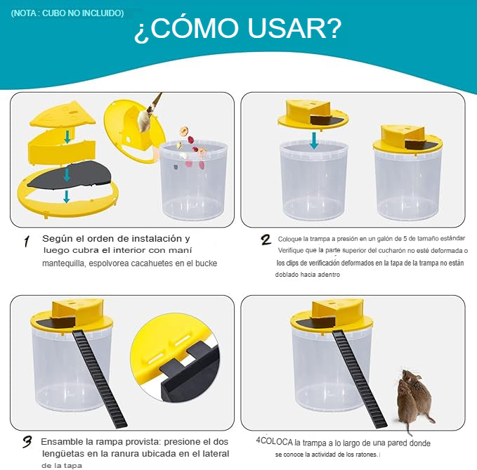 ATRAPAPRO: TRAMPA PARA RATONES⚡
