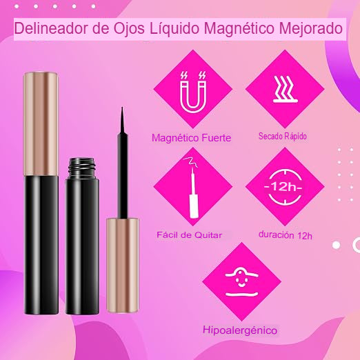 MAGNETIC LASHES + DELINEADOR 🧲👁️