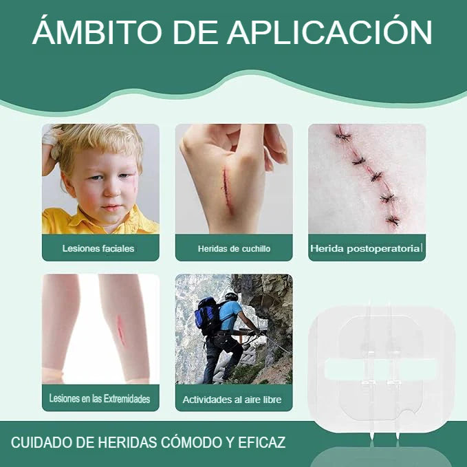 SET X4 ADHESIVO PARA CIERRE DE HERIDAS 🩹