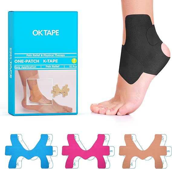 SET X10 CINTA KINESIOLOGICA TOBILLO 🦶✅