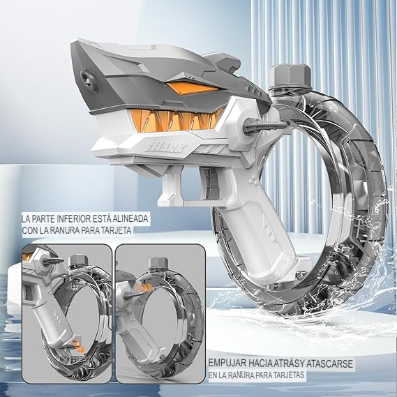 SHARKBLASTER: PISTOLA DE AGUA TIBURÓN🦈🔫