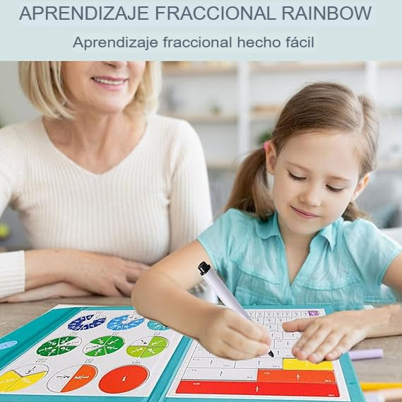 FRACCIÓNPRO: LIBRO DE FRACCIONES MAGNÉTICO🧠📖