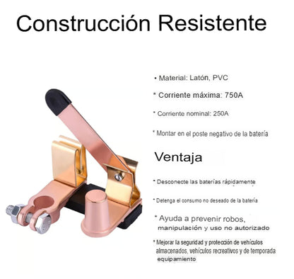 DESCONECTAPRO: DISPOSITIVO DESCONECTA LA BATERÍA🔧🔋