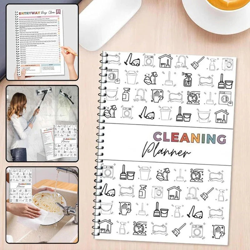 CUADERNO PLANIFICADOR DE LIMPIEZA 🏡📝