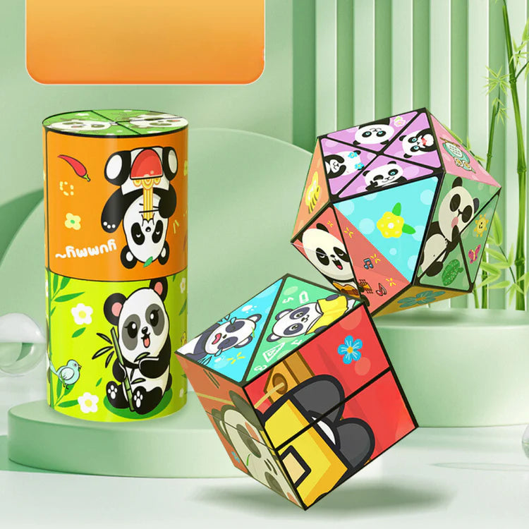 MAGICUBE-KIDS: CUBOS MÁGICOS PLEGABLES X6 🧩✨