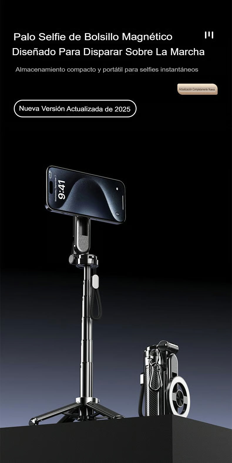 MAGNET PRO: TRÍPODE MAGNÉTICO 4 EN 1🔥📱