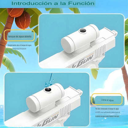 FUNGUN: PISTOLA BROMA DOBLE BOQUILLA 🎉🔫