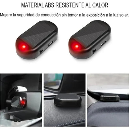 ANTIRROBO: SIMULADOR ALARMA SOLAR PARA CARRO  🚗🔴