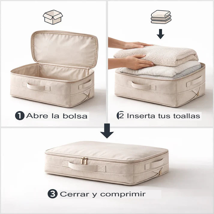 SPACE BAGS: SET X 3 BOLSAS DE COMPRESIÓN 💎📦
