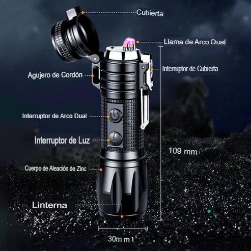 SHOCKLIGHT: LINTERNA TASER DEFENSIVA ⚡🔦