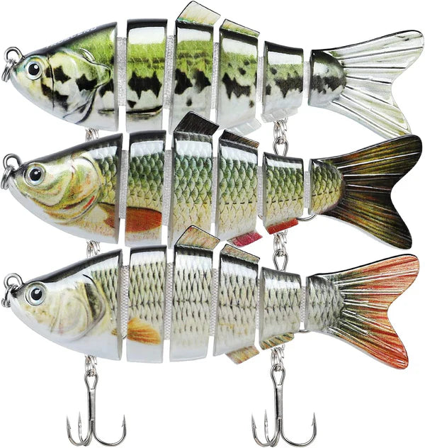 CAZAPEZ: 3X SEÑUELOS DE PESCA REALISTAS 🎯🐬