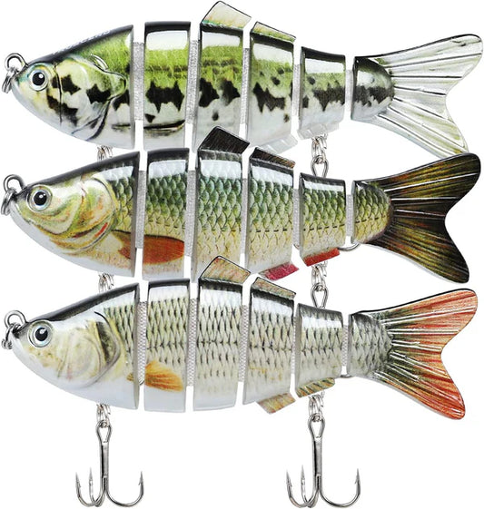 CAZAPEZ: 3X SEÑUELOS DE PESCA REALISTAS 🎯🐬