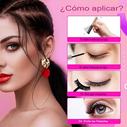 MAGNETIC LASHES + DELINEADOR 🧲👁️