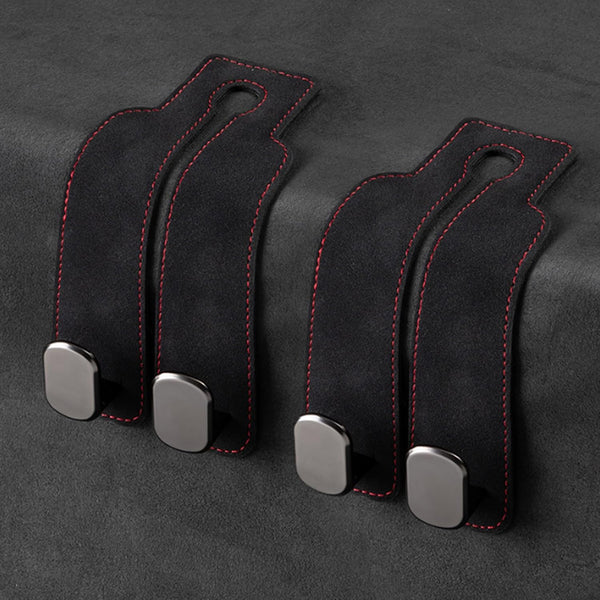 AUTOHANG: X2 COLGADOR CUERO CARRO👜