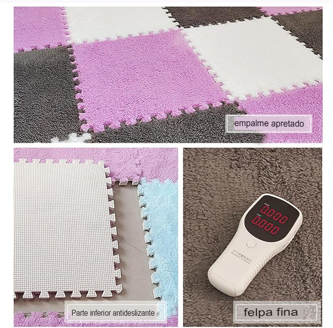 PUZZLE SOFT: ALFOMBRA A PRUEBA DE GOLPES 🧩✨ Incluye 16 und de 25cmx25cm