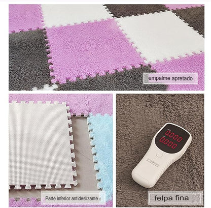 PUZZLE SOFT: ALFOMBRA A PRUEBA DE GOLPES 🧩✨ Incluye 16 und de 25cmx25cm