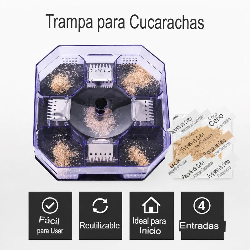 TRAMPA DE CUCARACHAS ANTIESCAPE 🪳🚫