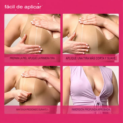 KIT X6 CINTAS REUTILIZABLES PARA PEZONES 👗✨