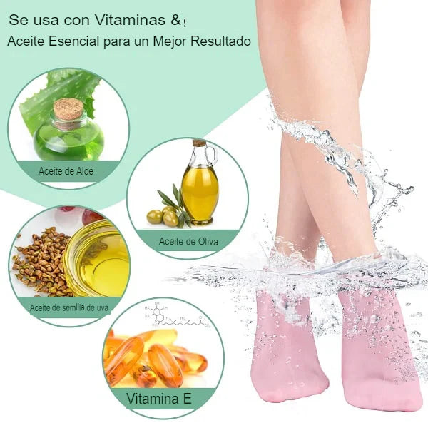 HYDRASOCKS: MEDIAS HIDRATANTES DE SILICONA 🧦🌊