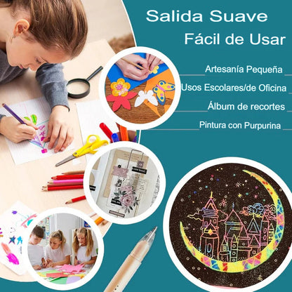 GLUE STICK SET X 6: LÁPICES DE PEGAMENTO 🖍️✨
