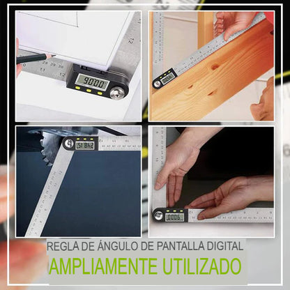 TECHMEASURE: REGLA MEDIDORA DE ANGULOS DIGITAL 📐✨
