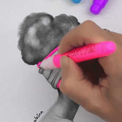 SET X6 BOLÍGRAFOS CON RELIEVE ✍️✨