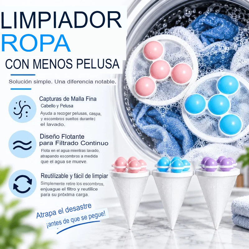 KIT X3 ATRAPA PELOS PARA LAVADORA 🧺🐾