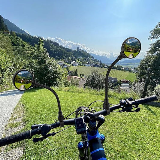 MIRROR FLEX DUO: RETROVISORES AJUSTABLES PARA MOTO Y BICICLETA🚴‍♂️