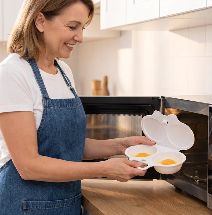 🍳 CACEROLA PARA HUEVOS EN MICROONDAS 🥚✨